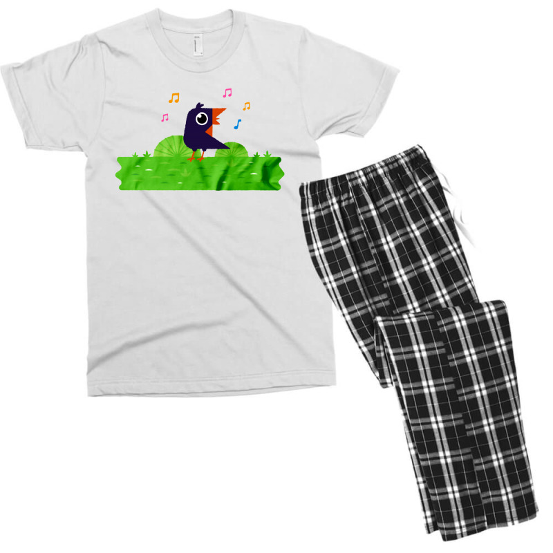 Happy Bird Men's T-shirt Pajama Set | Artistshot