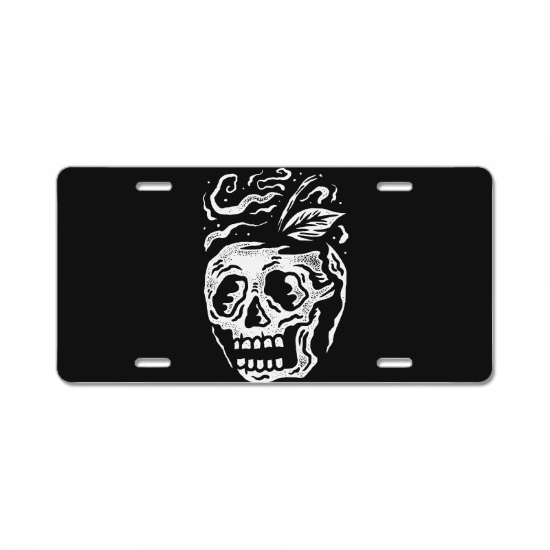 Apple Skull License Plate | Artistshot