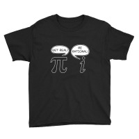 Get Real Be Rational Pi Funny Youth Tee | Artistshot