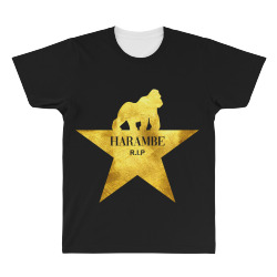 harambe r.i.p for dark All Over Men's T-shirt | Artistshot
