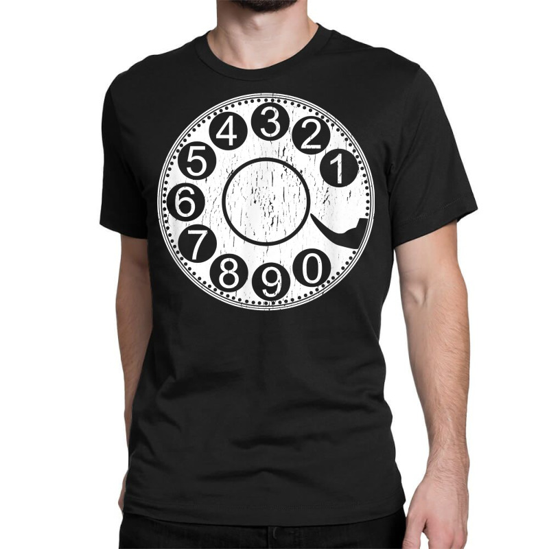 Rotary Dial Phone Landline T Shirt Classic T-shirt by sabadmscoastlw | Artistshot