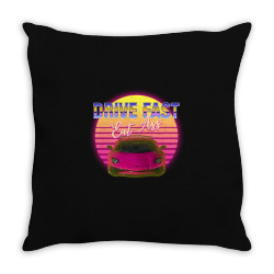 drive fast eat ass Throw Pillow | Artistshot