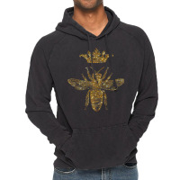 Royal Bee's King Bee Or Queen Bee Crown Vintage Hoodie | Artistshot