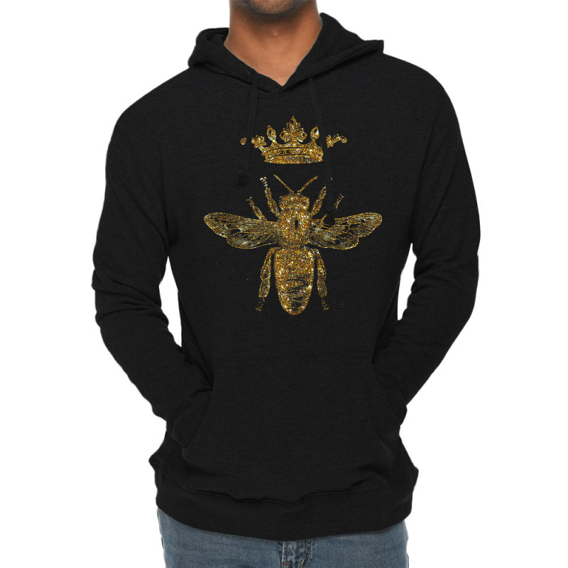 Royal Bee's King Bee Or Queen Bee Crown Lightweight Hoodie | Artistshot