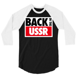 Back In The USSR 3/4 Sleeve Shirt | Artistshot