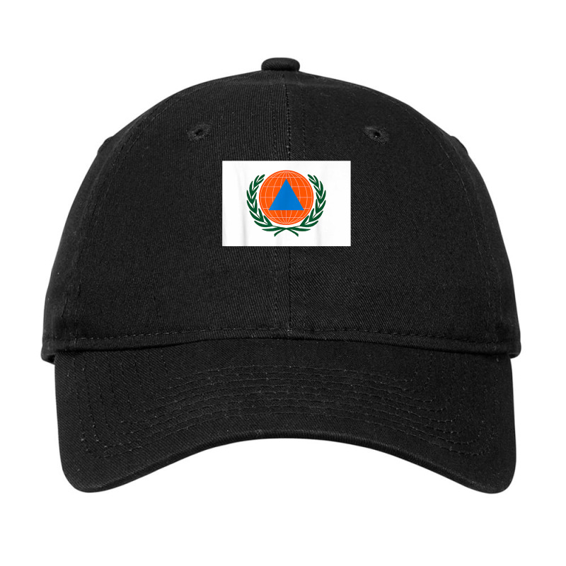 International Civil Defence Organization Flag T Shirt Adjustable Cap | Artistshot