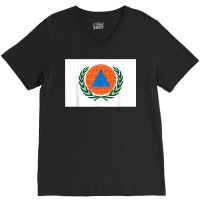 International Civil Defence Organization Flag T Shirt V-neck Tee | Artistshot