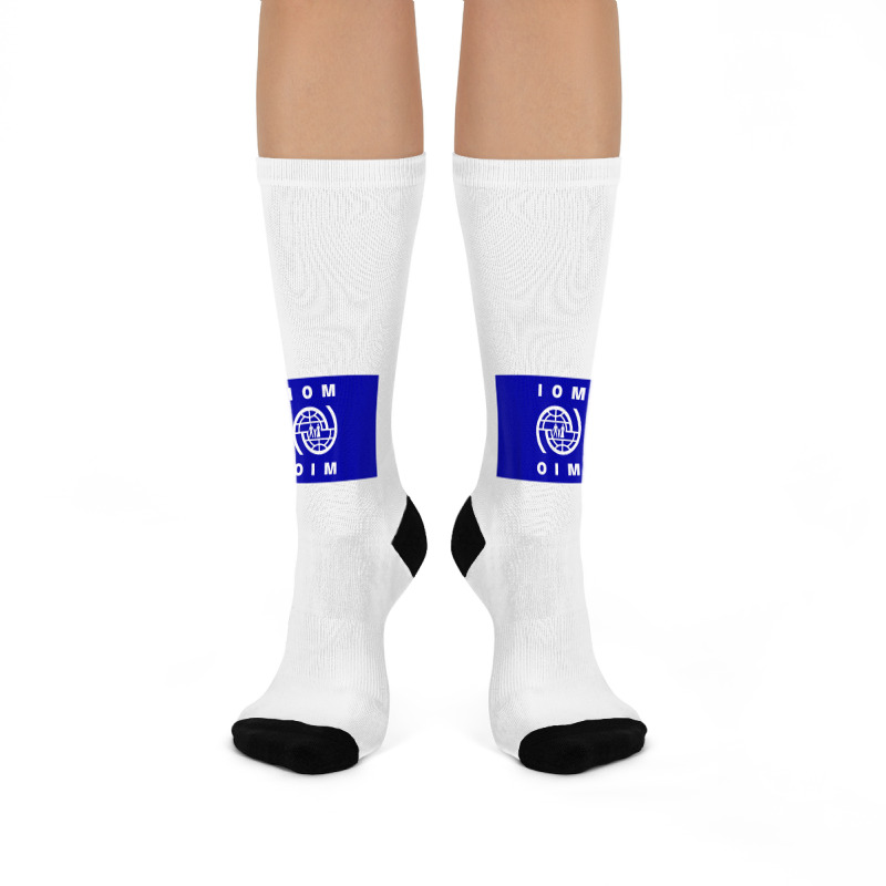 International Organization For Migration (iom) Flag T Shirt Crew Socks | Artistshot