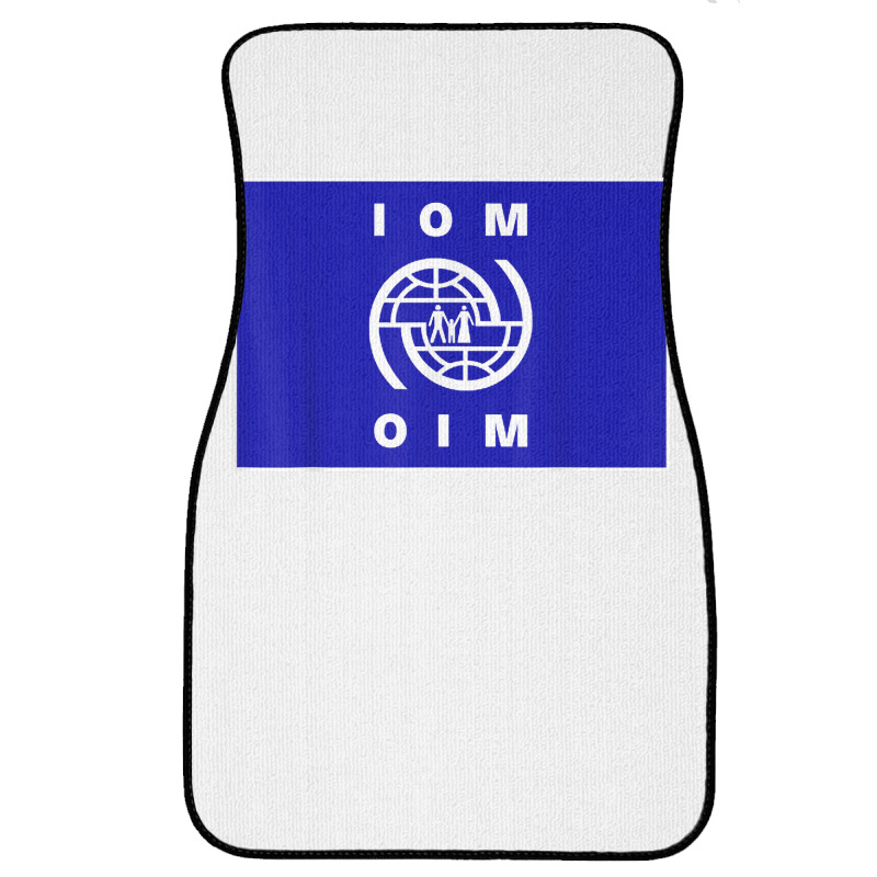 International Organization For Migration (iom) Flag T Shirt Front Car Mat | Artistshot