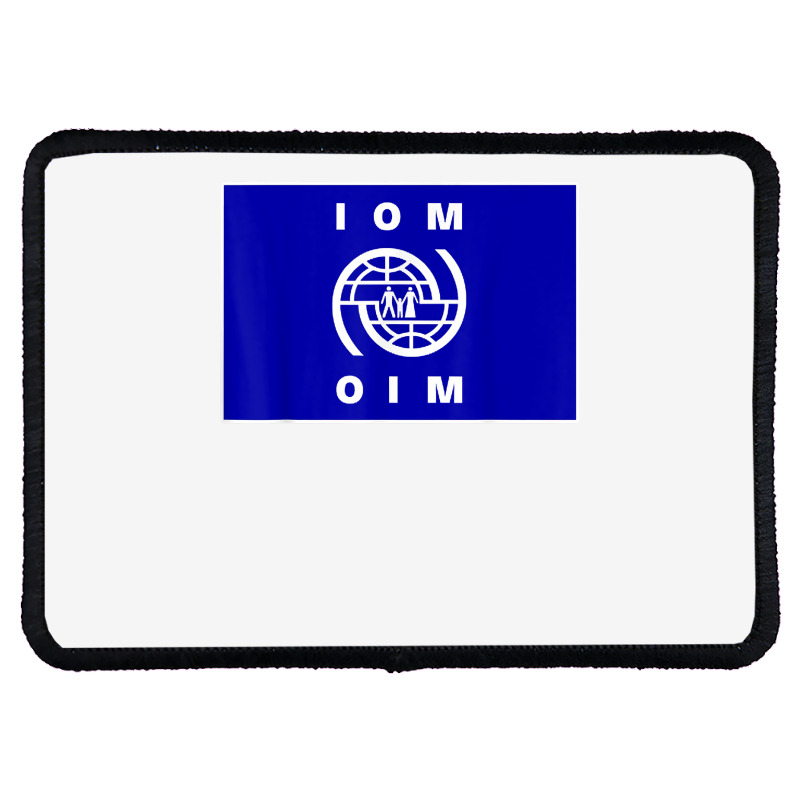 International Organization For Migration (iom) Flag T Shirt Rectangle Patch | Artistshot