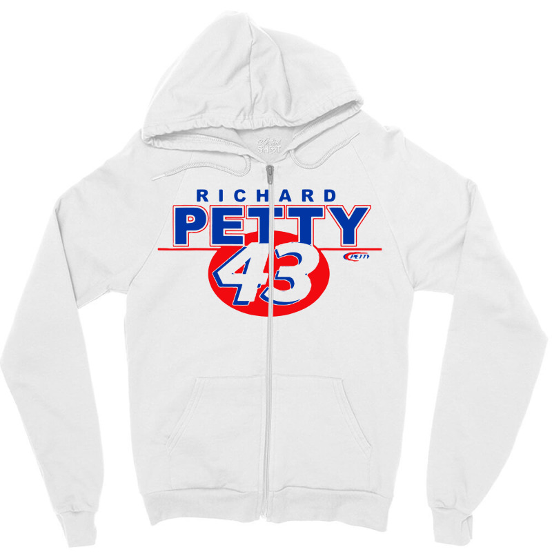 Mens Richard Petty Line Zipper Hoodie by Jendral | Artistshot