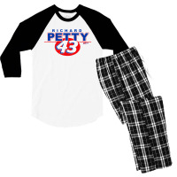 Mens Richard Petty Line Men's 3/4 Sleeve Pajama Set | Artistshot