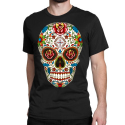 Sugar Skull Roses Classic T-shirt | Artistshot