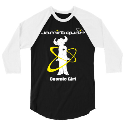 Jamiroquai Cosmic Girl 3/4 Sleeve Shirt Designed By Silicaexil