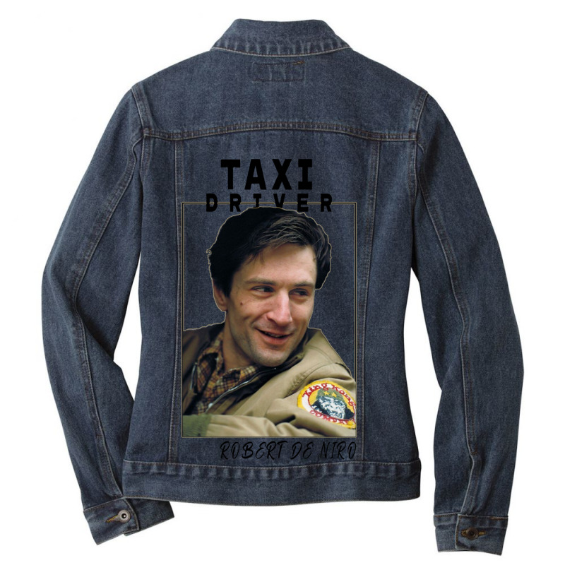 Taxi Driver Ladies Denim Jacket by Irjen | Artistshot