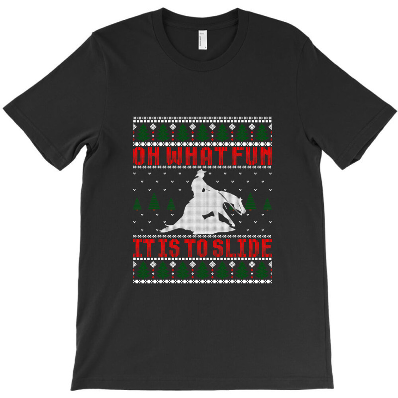 Reining Horse Ugly Christmas Sweater T Shirt T-shirt | Artistshot