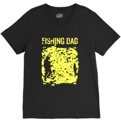 fishing dad V-Neck Tee | Artistshot