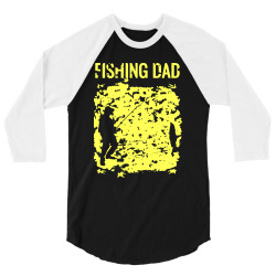 fishing dad 3/4 Sleeve Shirt | Artistshot