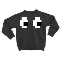 Retro Arcade Game Ghost 80s 8 Bit Halloween Group Costume T Shirt Toddler Sweatshirt | Artistshot