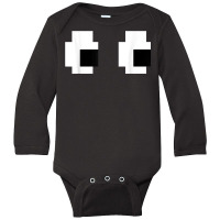 Retro Arcade Game Ghost 80s 8 Bit Halloween Group Costume T Shirt Long Sleeve Baby Bodysuit | Artistshot