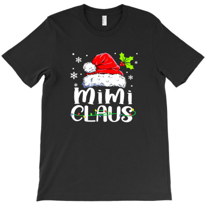 Mimi Claus Christmas Pajama Family T-shirt Designed By Siti