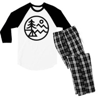 Camp Bold Men's 3/4 Sleeve Pajama Set | Artistshot