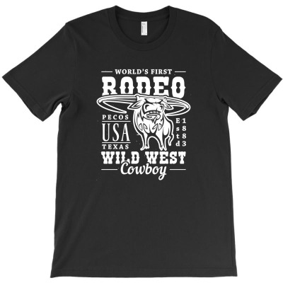 Rodeo With Wild West Lettering T-shirt Designed By Siti