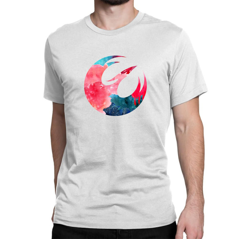 Rebel Alliance Watercolor Symbol Classic T-shirt | Artistshot
