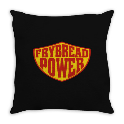 Frybread Power Throw Pillow Designed By Motleymind
