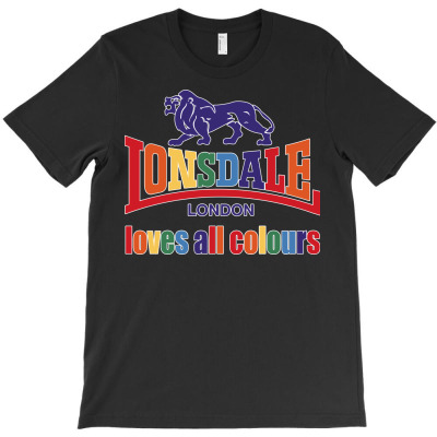 Lonsdale Loves All Colours T-shirt By Motleymind - Artistshot