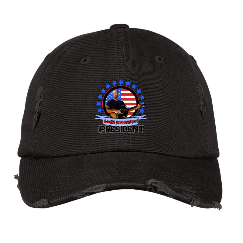 Jack Johnson For President 2020 Vintage Cap by sabrinajohnie | Artistshot