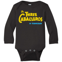 The Three Caballeros Title Card Long Sleeve Baby Bodysuit | Artistshot