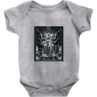 Hecate Tarot Card Triple Moon Goddess Witch Wiccan Pagan 1 Baby Bodysuit | Artistshot