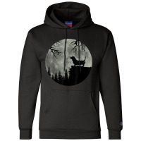 Baset Hound And Moon Halloween Spooky Dog Champion Hoodie | Artistshot