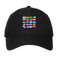 Vintage Latin American Flags Hispanic Heritage Month T Shirt Adjustable Cap | Artistshot