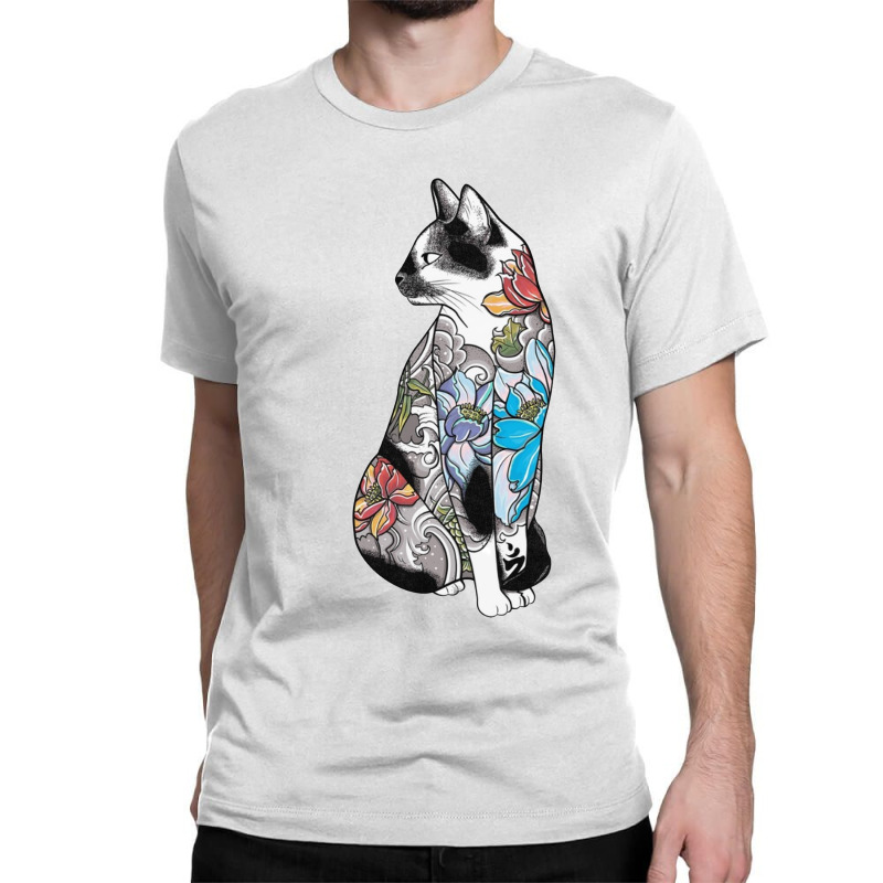 Cat In Locus Tatto Classic T-shirt | Artistshot