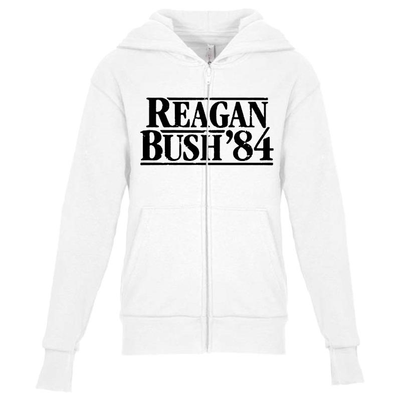 Reagan President Youth Zipper Hoodie by LA Bold | Artistshot