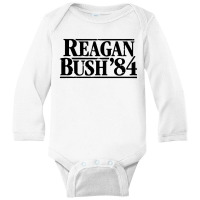 Reagan President Long Sleeve Baby Bodysuit | Artistshot