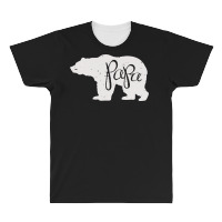 Papa Bear ( White) All Over Men's T-shirt | Artistshot