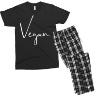 Vegan For Dark Men's T-shirt Pajama Set | Artistshot