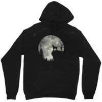 Boxer Dog And Moon Halloween Unisex Hoodie | Artistshot