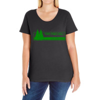 Twin Pines Mall Ladies Curvy T-shirt | Artistshot