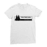 Twin Pines Mall Ladies Fitted T-shirt | Artistshot