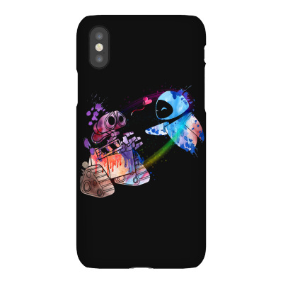 Wall E And Eve Watercolor Iphonex Case Designed By Sengul
