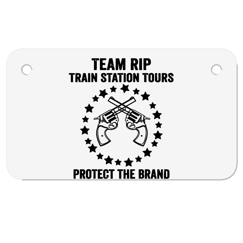 Train Station Tours Motorcycle License Plate | Artistshot