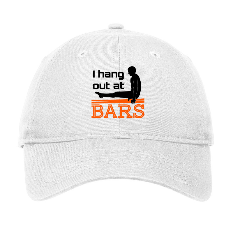 Gymnastics Parallel Bars T Shirt Gifts I Hang Out At Bars Adjustable Cap by kalerttjay | Artistshot