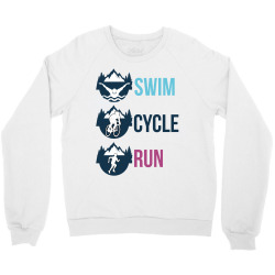 swim cycle run Crewneck Sweatshirt | Artistshot