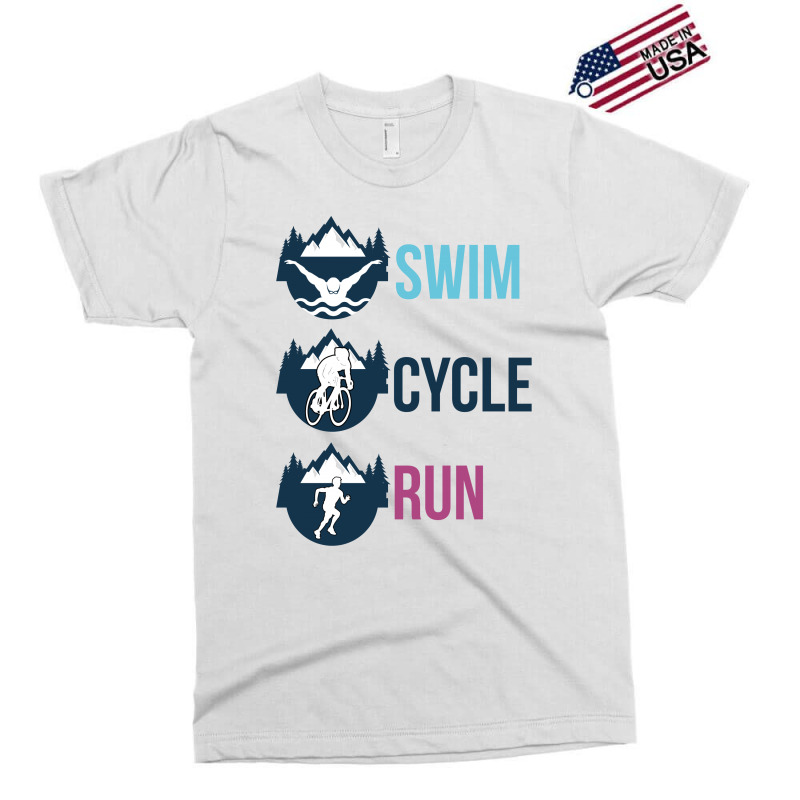 Swim Cycle Run Exclusive T-shirt | Artistshot