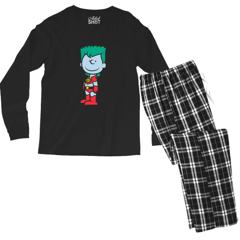 Captain Peanut Men's Long Sleeve Pajama Set | Artistshot