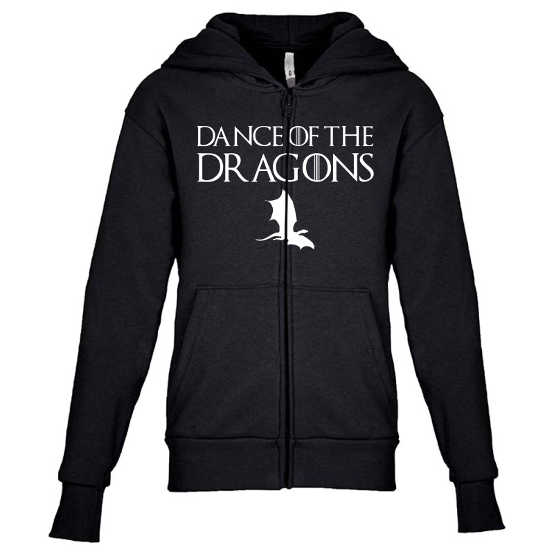 Dance Of The Dragons T Shirt Youth Zipper Hoodie by IPTU | Artistshot